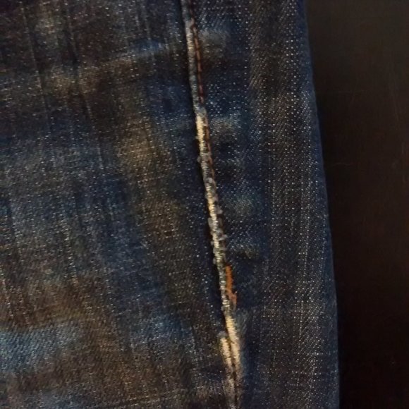 Vintage Calvin Klein Bootcut Jeans, Distressed/Worn, Size 27/4, Pre-Owned - Picture 8 of 9